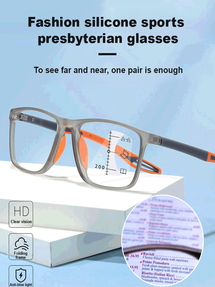 No eye exam needed • Lifetime use • Auto-focus from -10.00D-+10.00D — Multifocal sports glasses