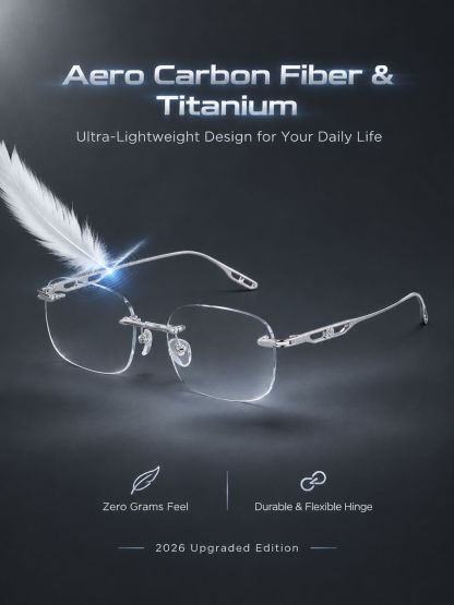 New color-changing zoom titanium alloy reading glasses