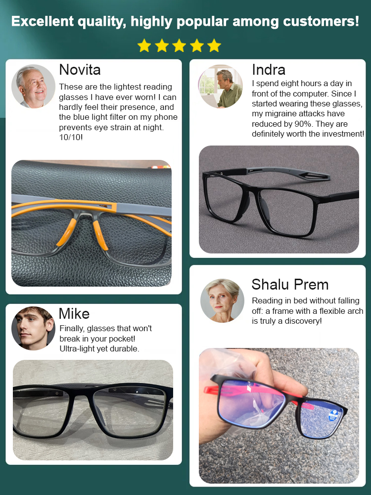 No eye exam needed • Lifetime use • Auto-focus from -10.00D-+10.00D — Multifocal sports glasses