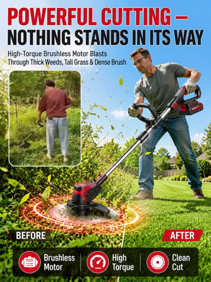 Stop Breaking Your Back: The Unstoppable Cordless Beast That Clears Your Yard on ONE Charge!