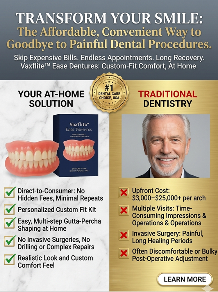 [No. 1 in Oral Care] Premium Custom Full-Mouth Denture Set