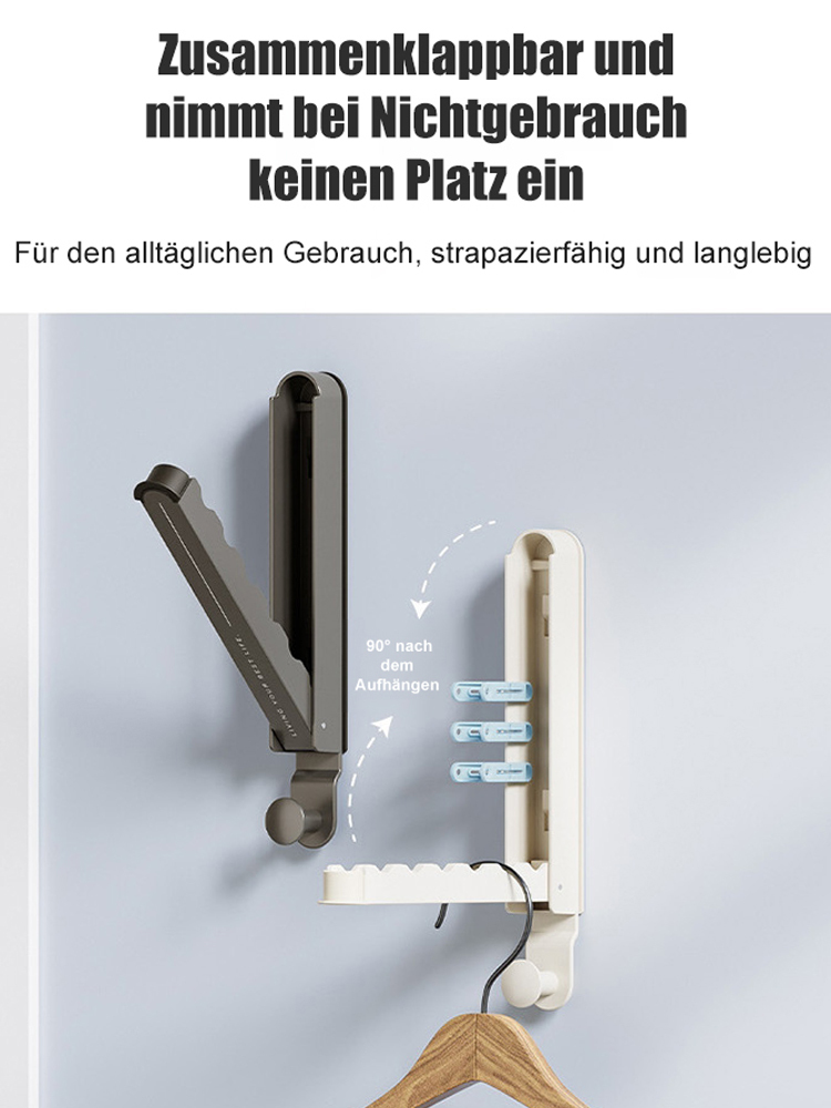 YH- Nicht stanzender faltbarer teleskopischer Kleiderbügel