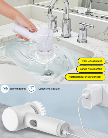 Leichte kabellose motorisierte Bürsten