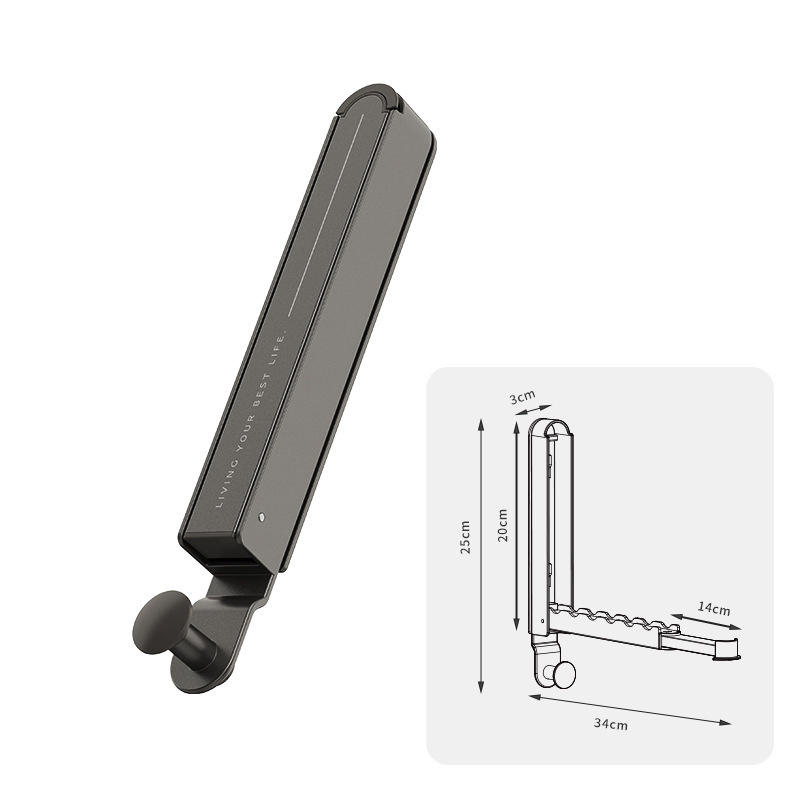 YH- Nicht stanzender faltbarer teleskopischer Kleiderbügel