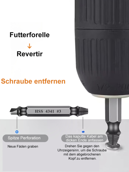 Doppelkopf-Schraubendreher