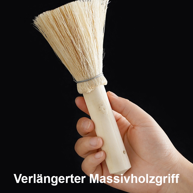 Natürliche Kokosnusspalme Langer Griff Topf Waschbürste