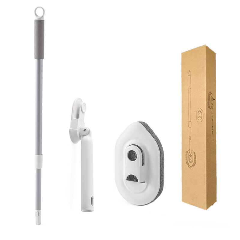 Langer Teleskopstiel mit steifen Borsten für die Bodenreinigung