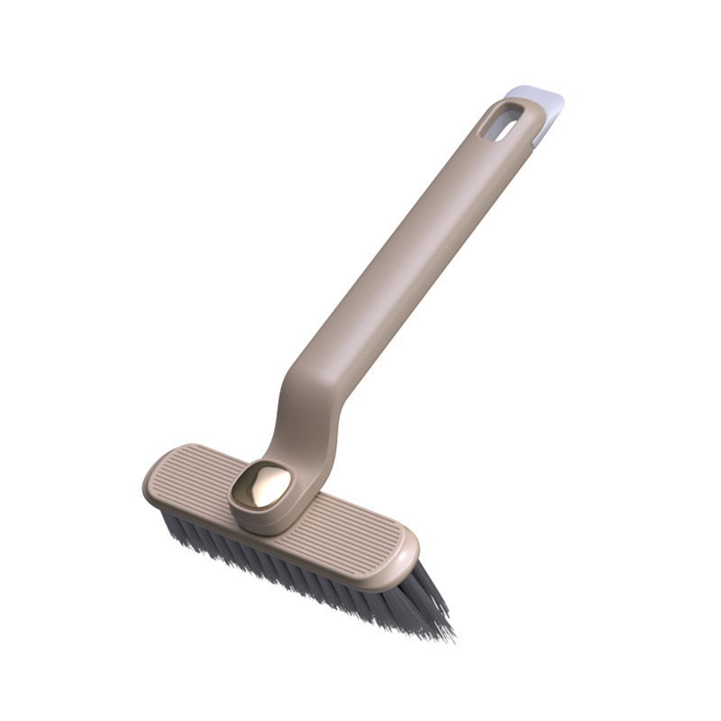 Rotatable crevice brush [with built-in small clip]