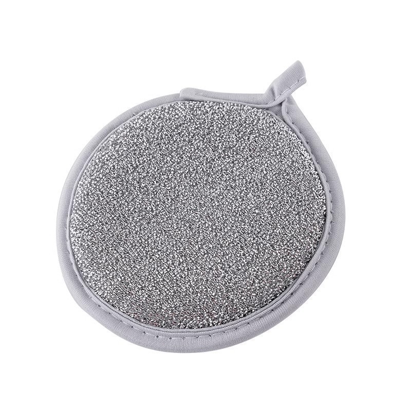  Double-Sided Silver Thread Sponge Cloth