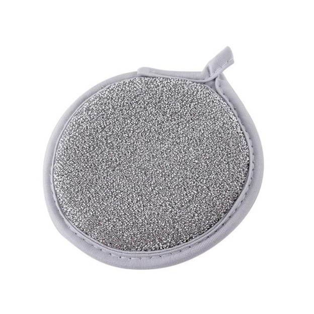  Double-Sided Silver Thread Sponge Cloth