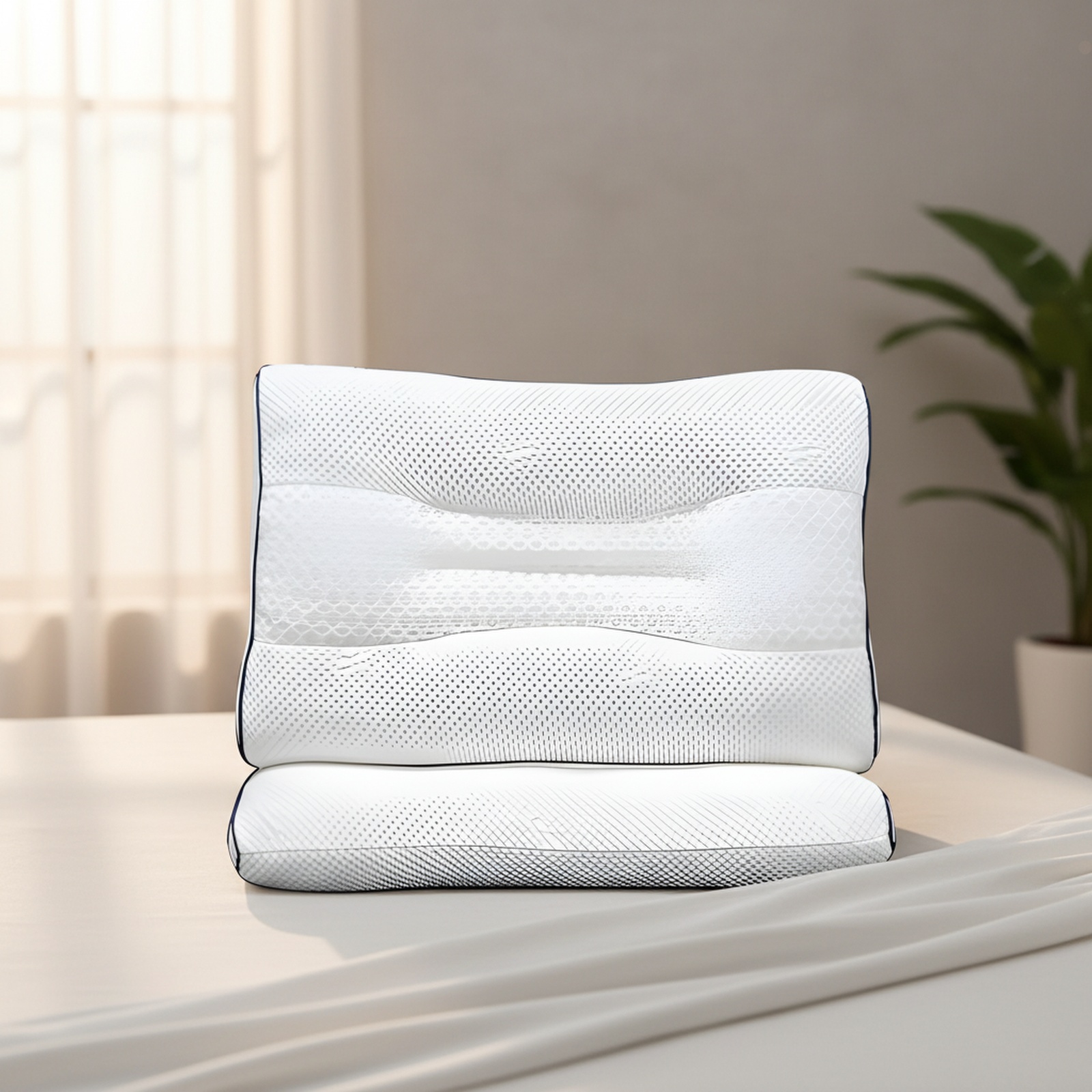 Sleep aid pillow for hotel and home use