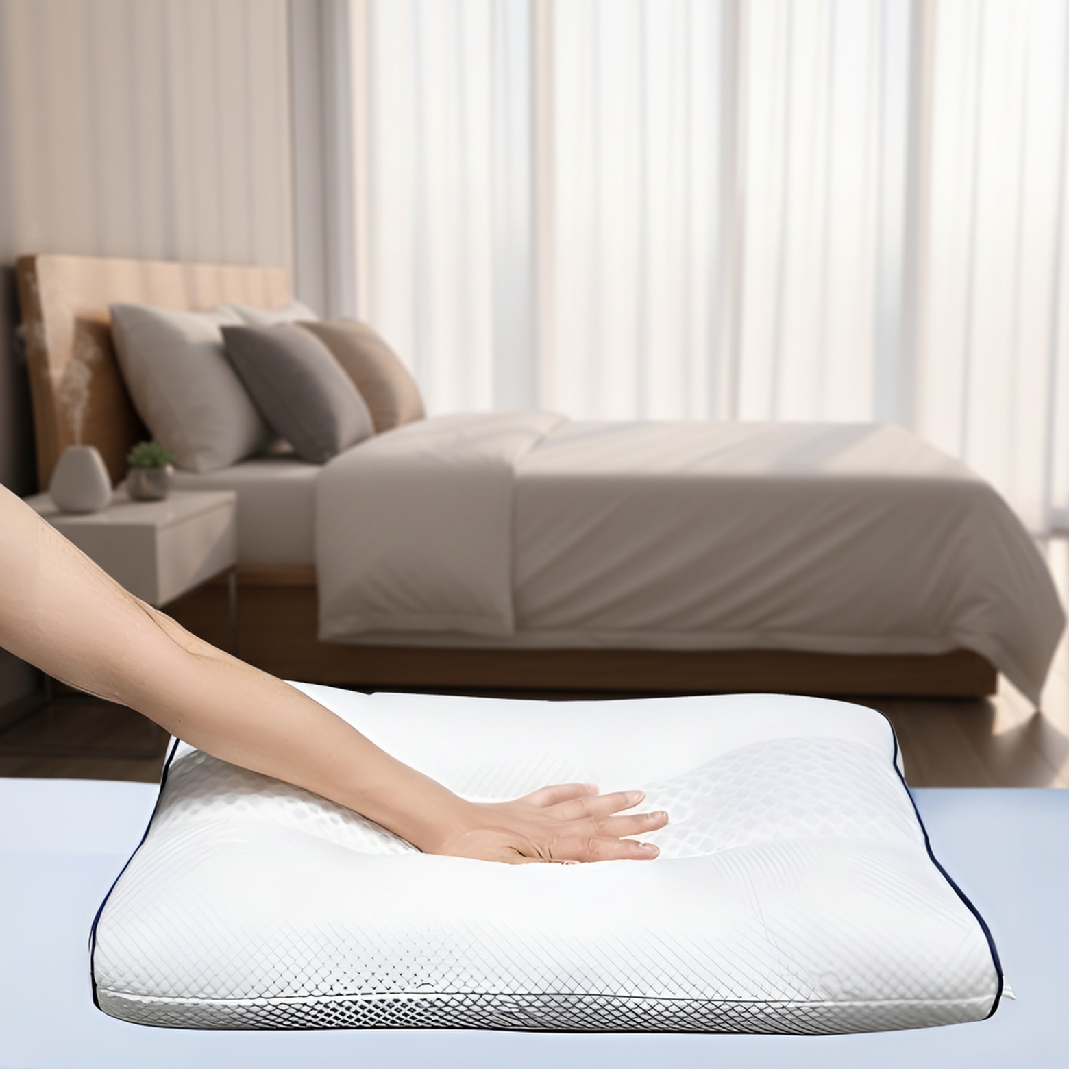 Comfortable adult pillow for restful sleep