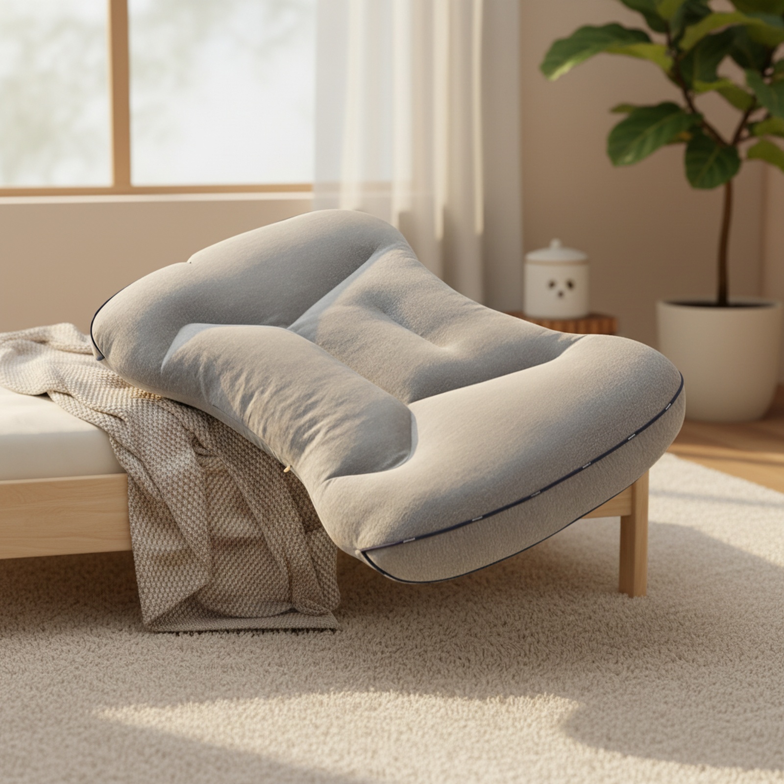 High airflow pillow material detail