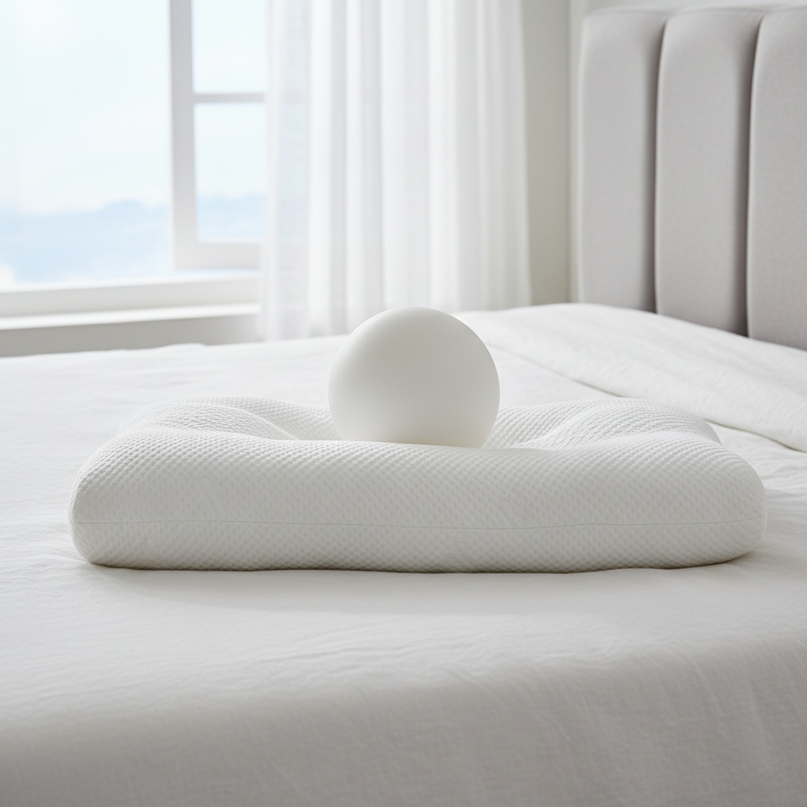 Orthopedic pillow for spinal alignment