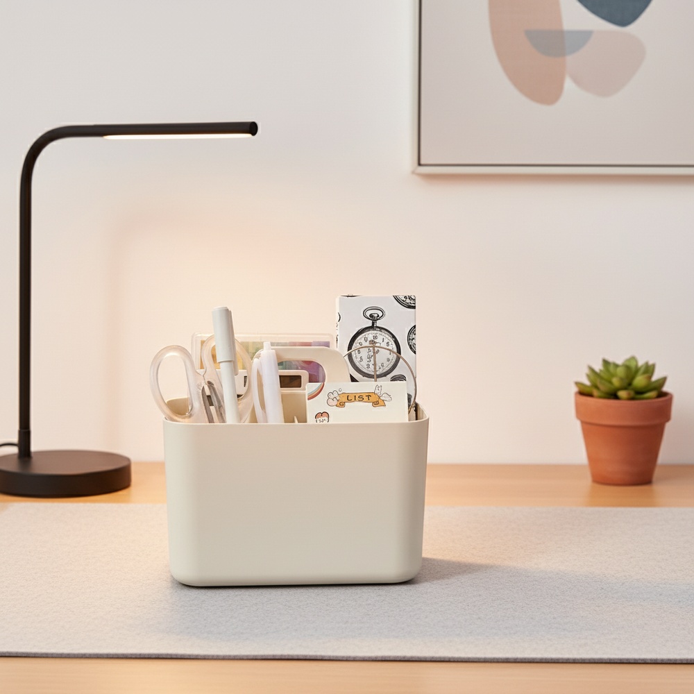 Durable thickened storage box for home and office use
