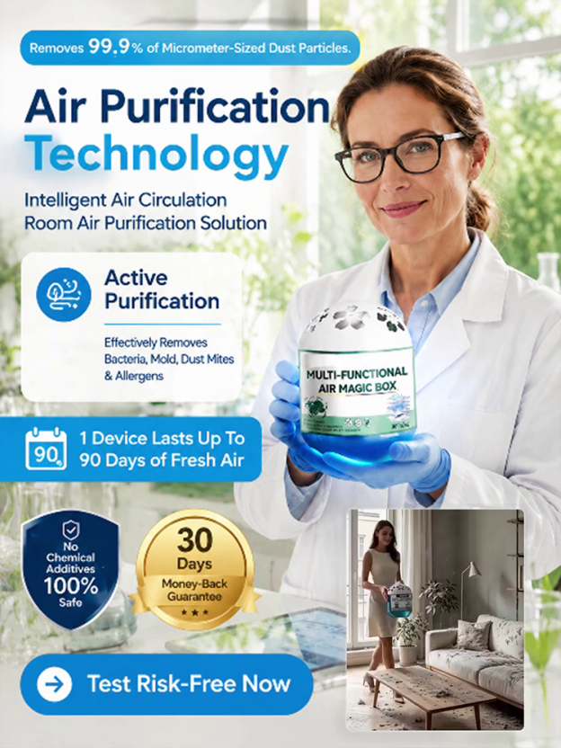 🗑️[Powerfully Removes 99.9% of Micron-Sized Dust] Dust Removal Magic Box