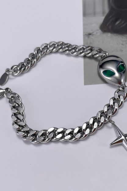 Alien Punk Style Street Hip-hop Bracelets & Bangles