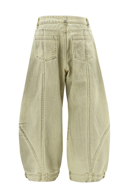 Washed Jeans Loose Men Pants 