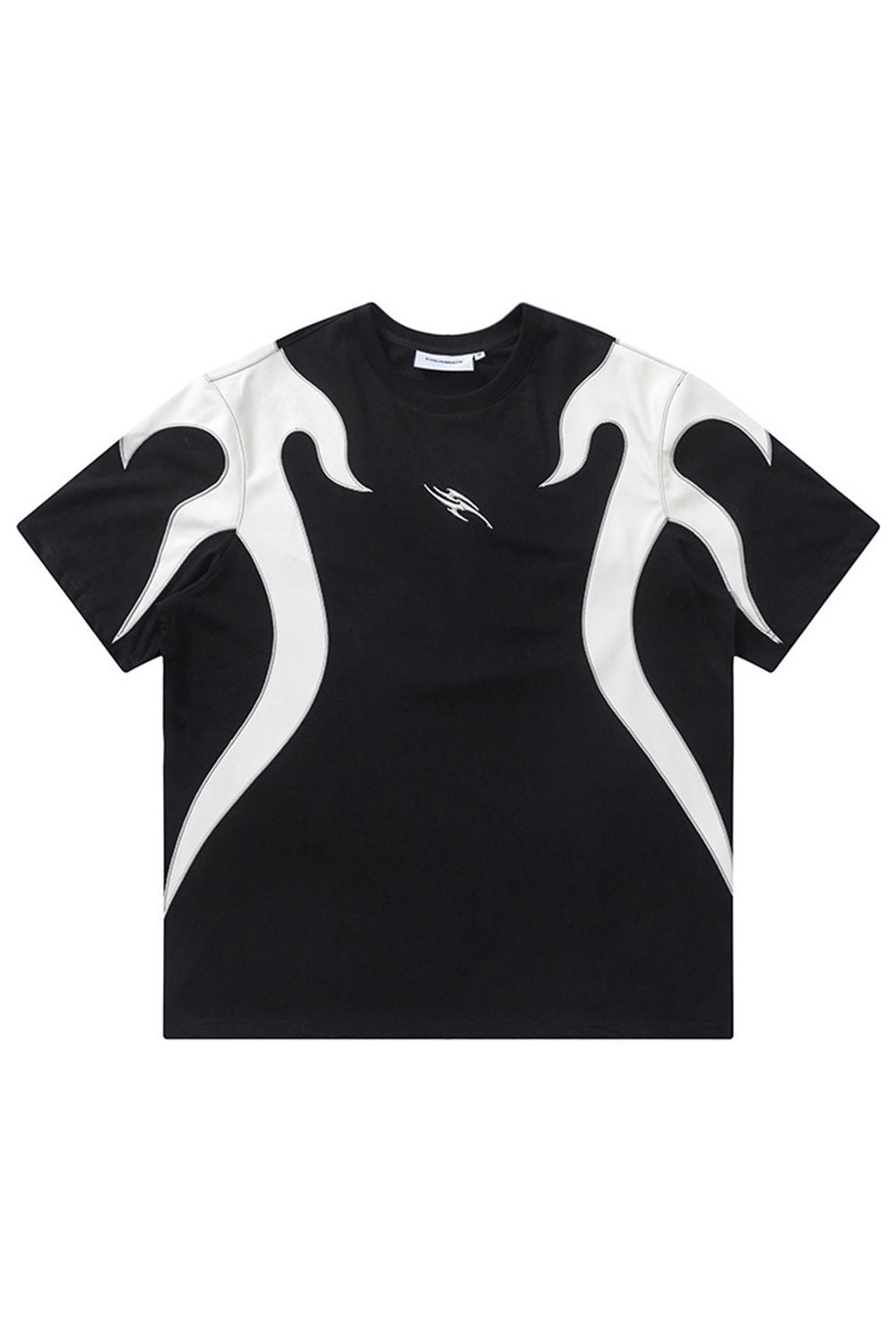 T-Shirt Short Sleeve Flame Vacation Street Tee For Men