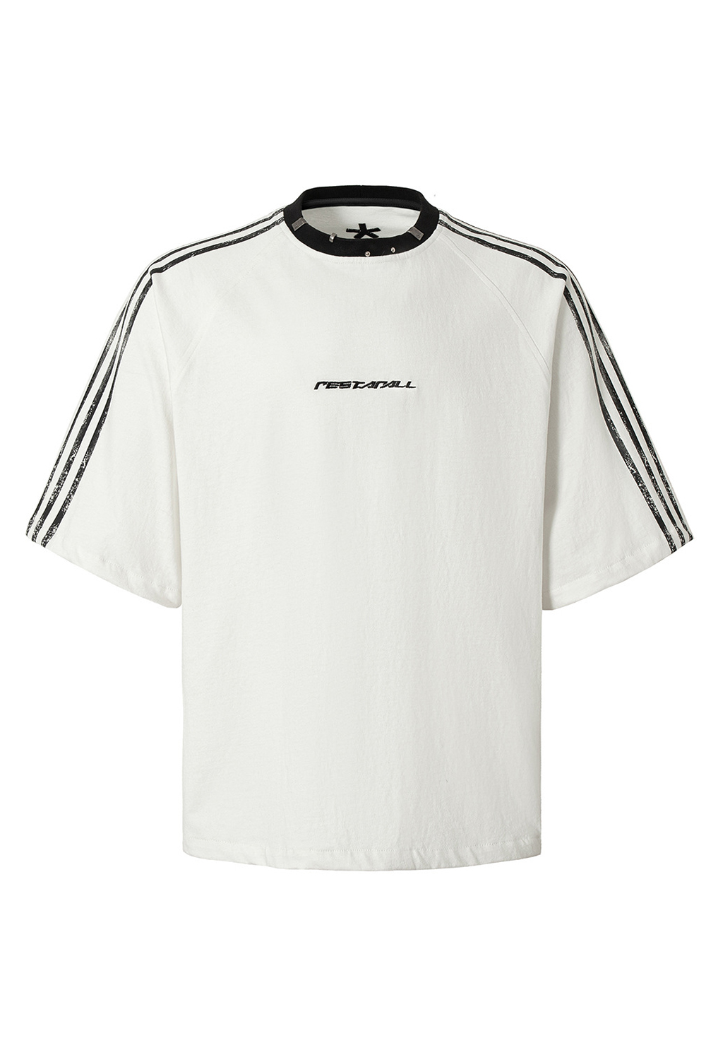 Vacation Vintage Stripe T-Shirt Washed Tee For Men