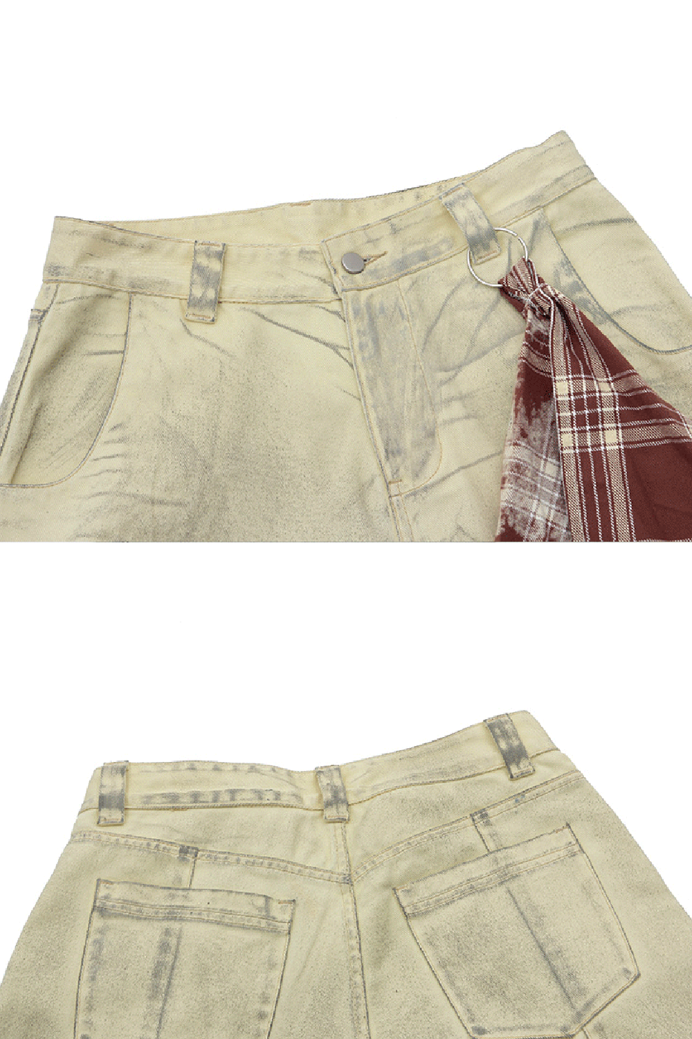 Washed Jeans Loose Men Pants 