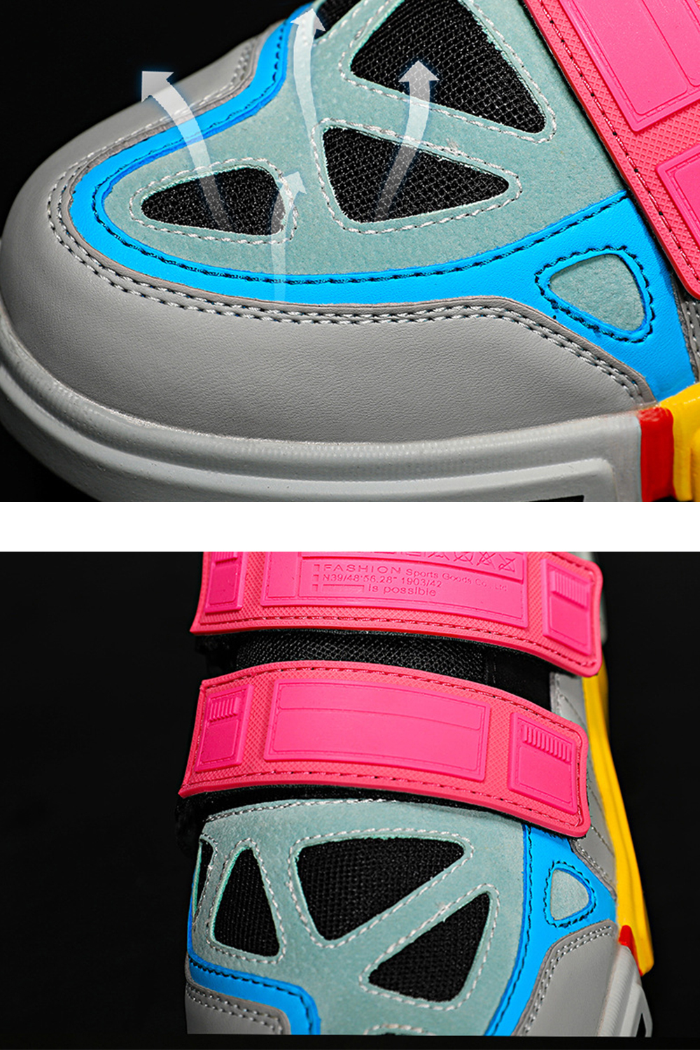 Skate Shoes Colorblock Sport for men