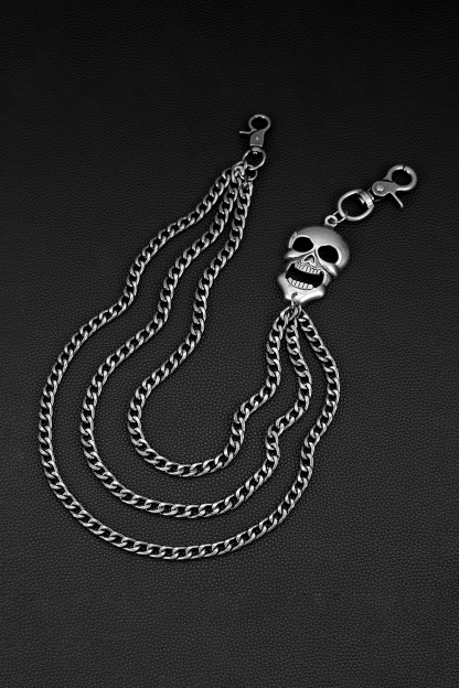 Hip Hop Waist Belt Chain Skull for Men