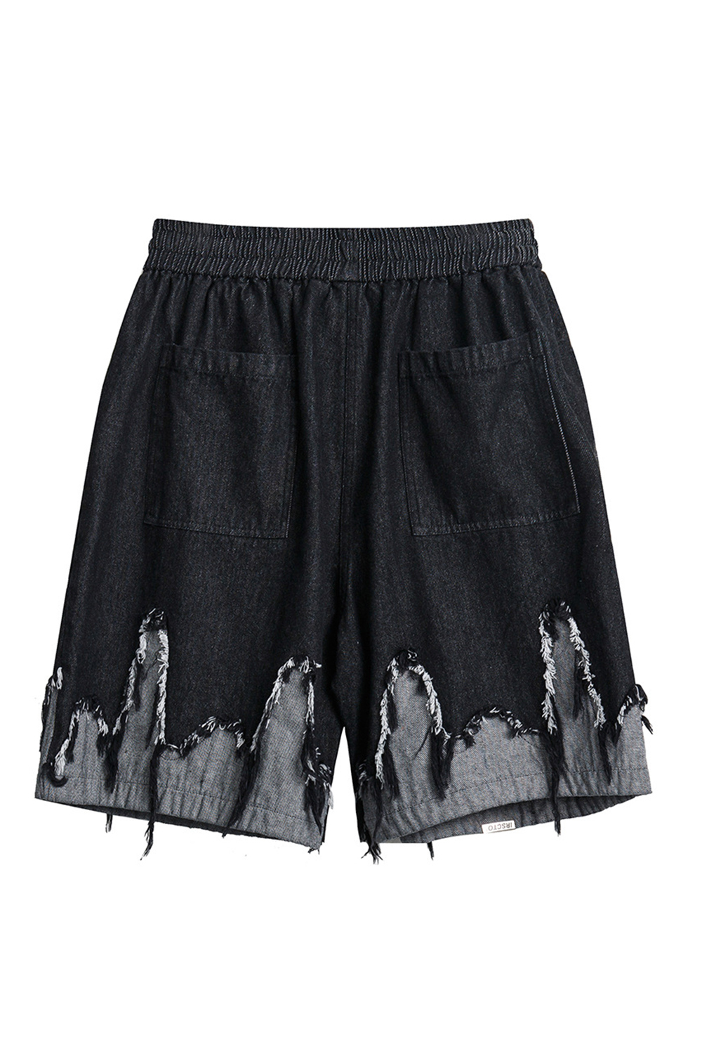 Wash Denim Cargo Shorts Flash Loose Men Knee Shorts
