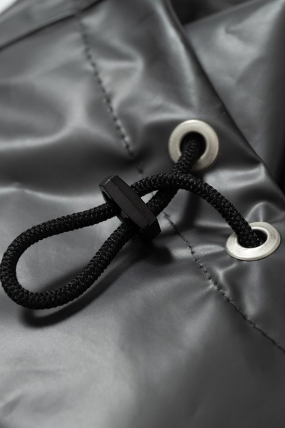 Waterproof Jacket Black Hoodie Zip up Long Sleeve 