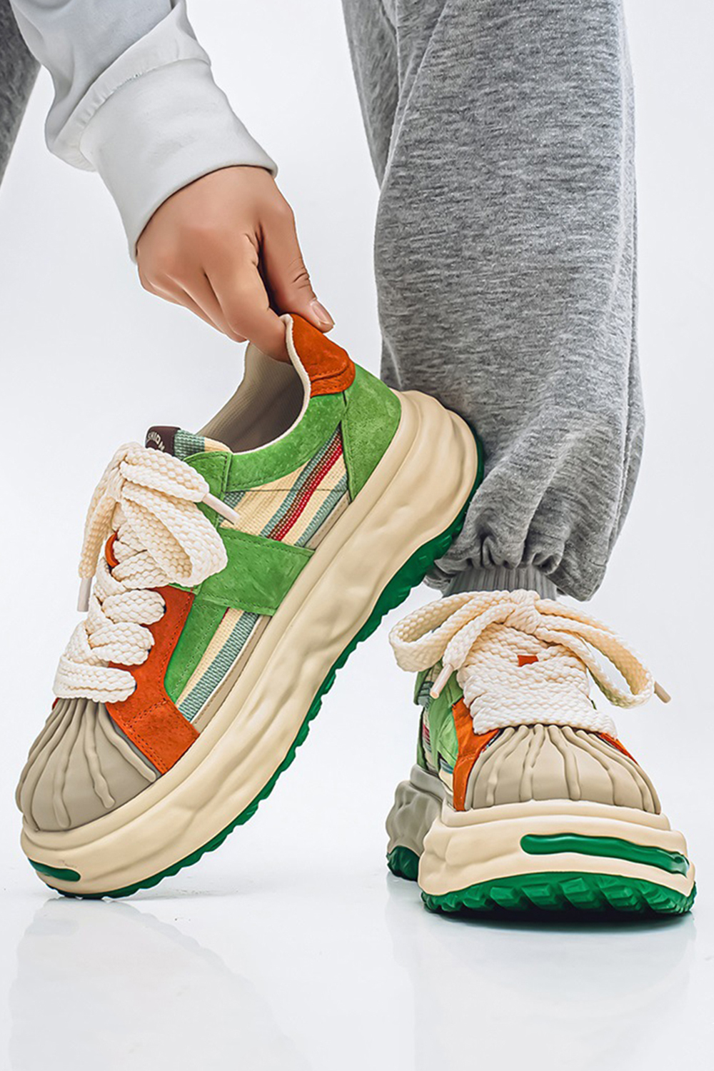 Thick Soled Height Increasing Sports and Leisure Shoes for men