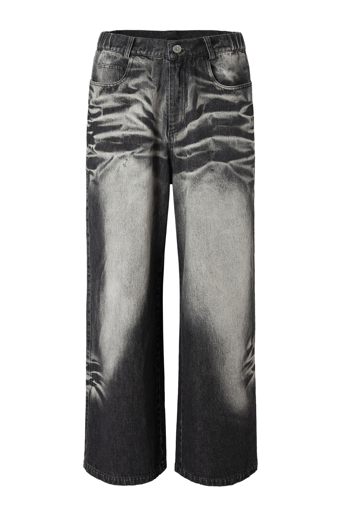 Washed Jeans Loose Men Pants