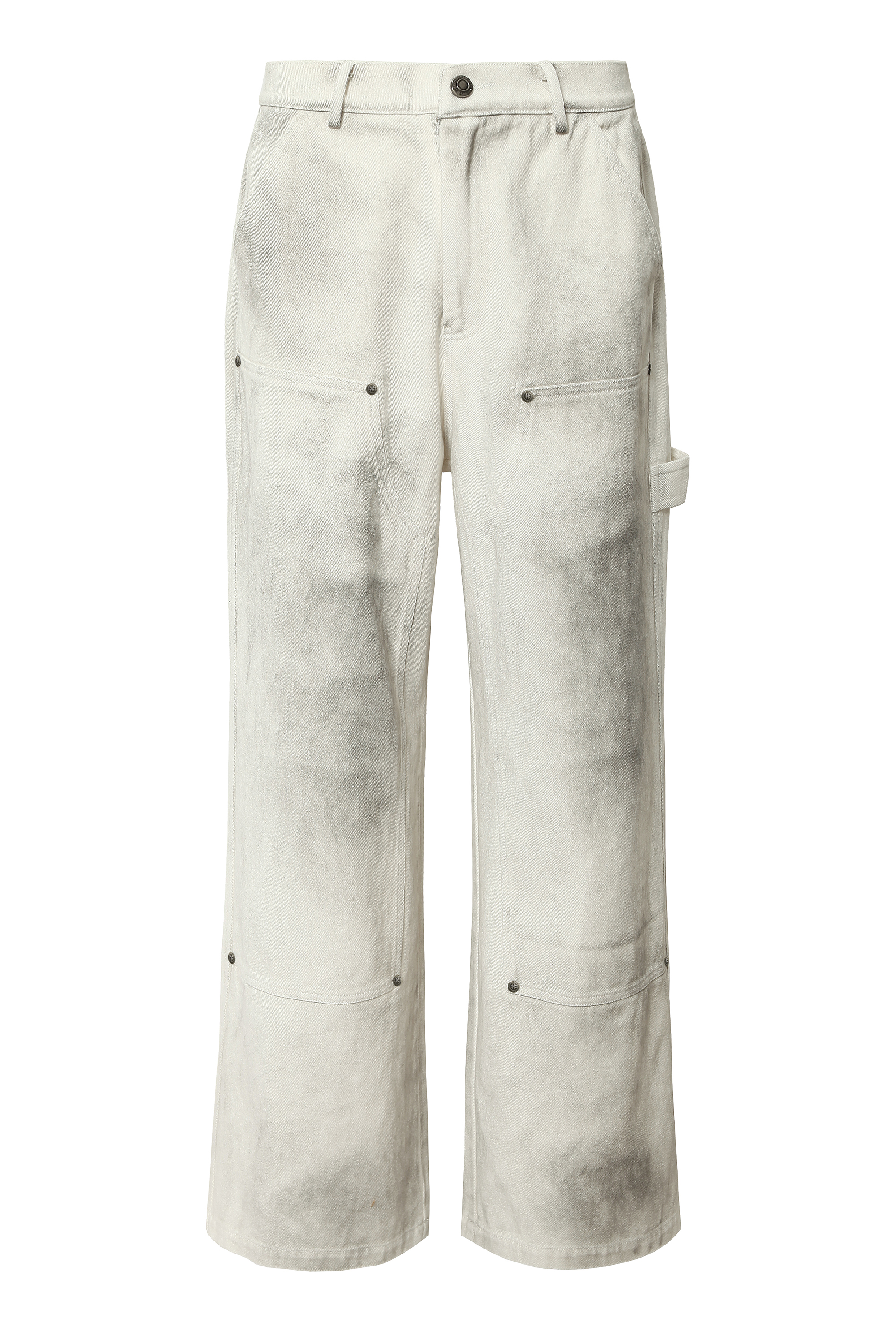 Cargo Pants Jeans Print Loose Straight Leg Pants 