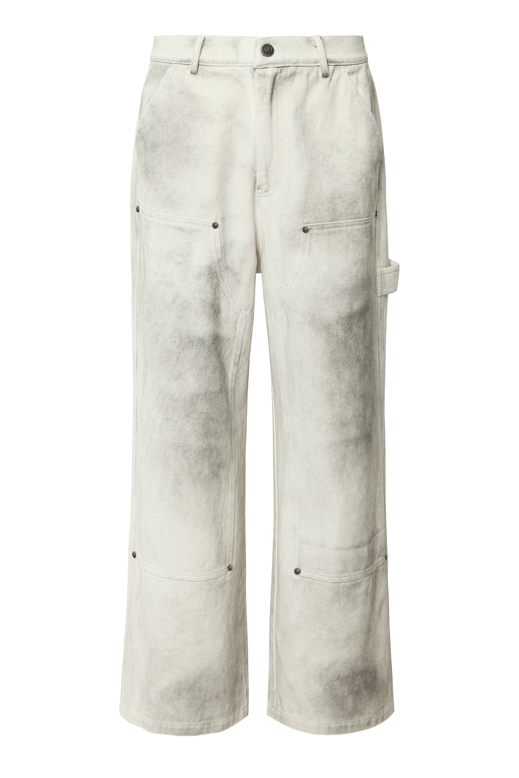 Cargo Pants Jeans Print Loose Straight Leg Pants