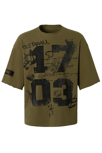 Graffiti Hip Hop T-shirts Vintage Tee