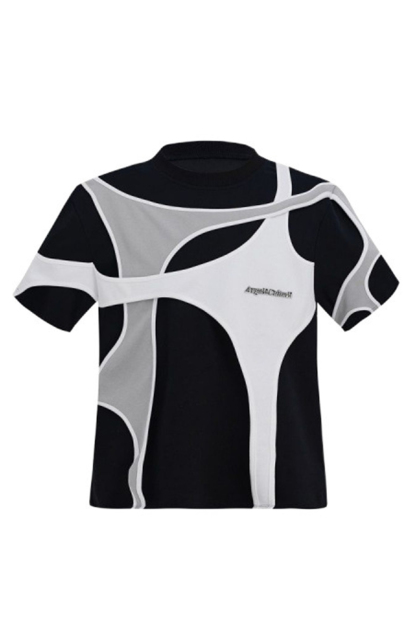 ColorBlock Vacation Street Tee For Men