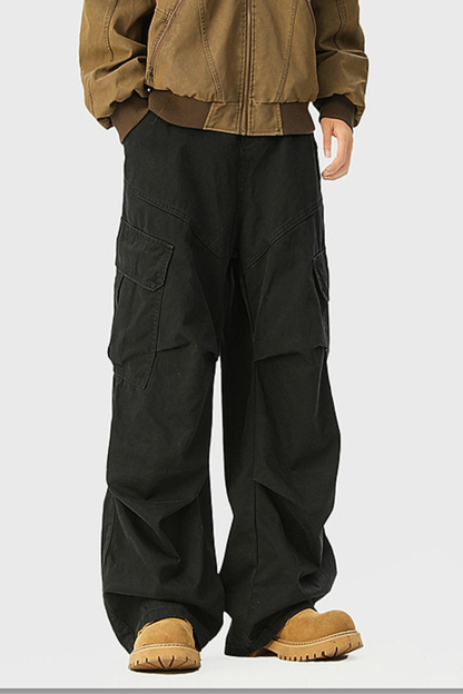 Cargo Pants Wide-Leg Jeans Loose Men Pants