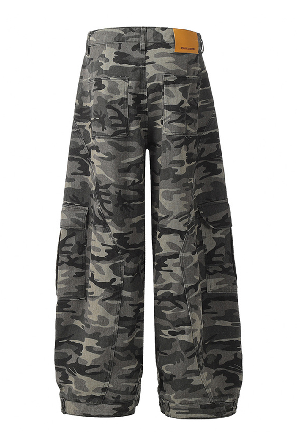 Camouflage Cargo Pants Wide-Leg Jeans Loose Men Pants