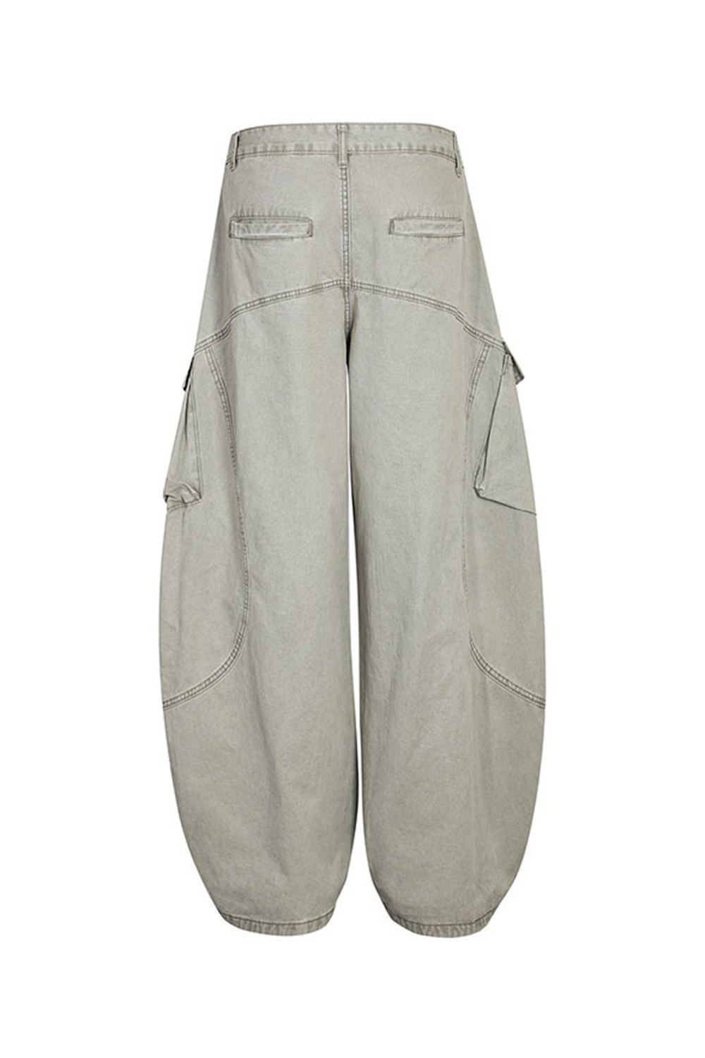Cargo Pants Washed Wide-Leg Jeans Loose Men Pants