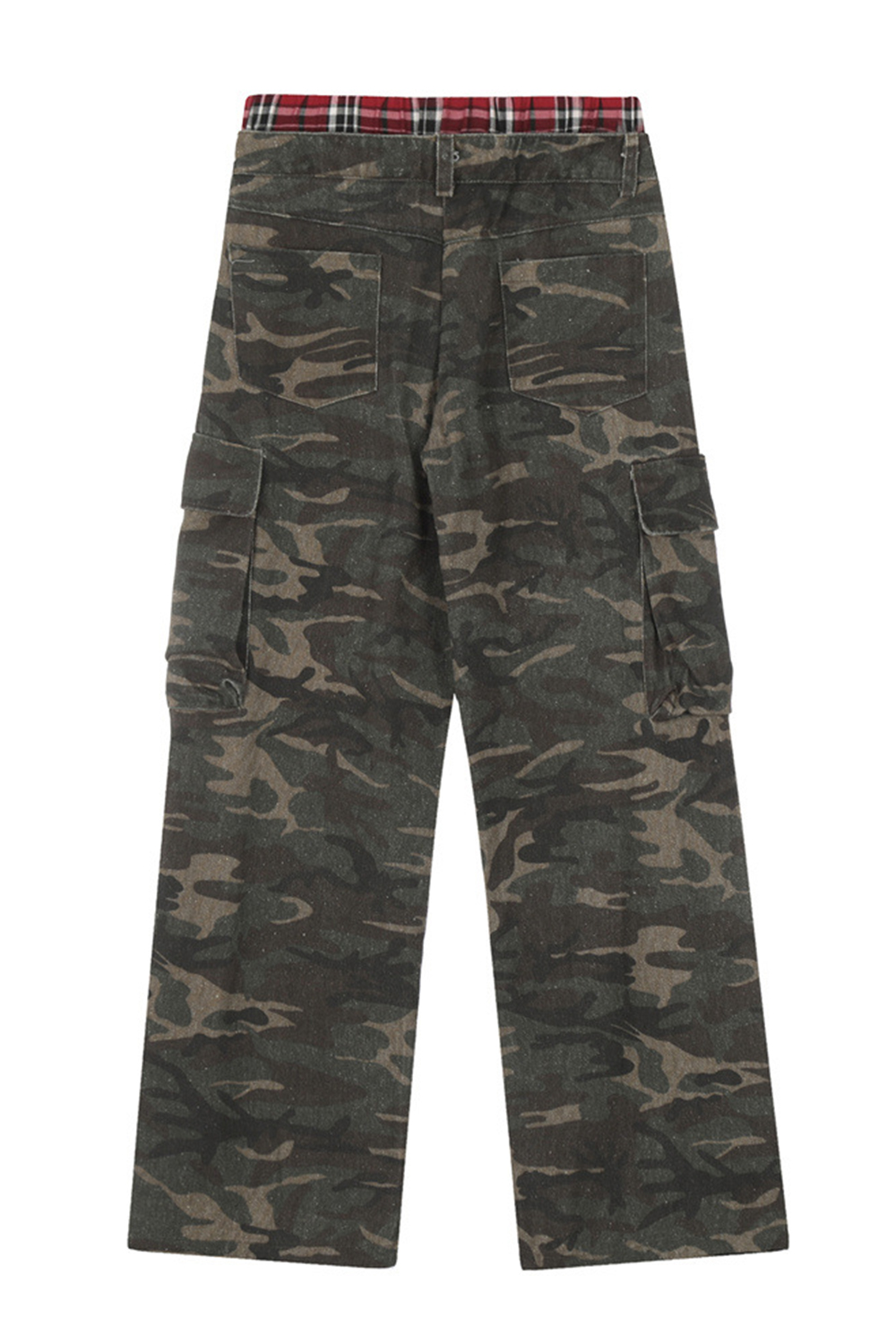 Camouflage Cargo Pants Wide-Leg Jeans Loose Men Pants