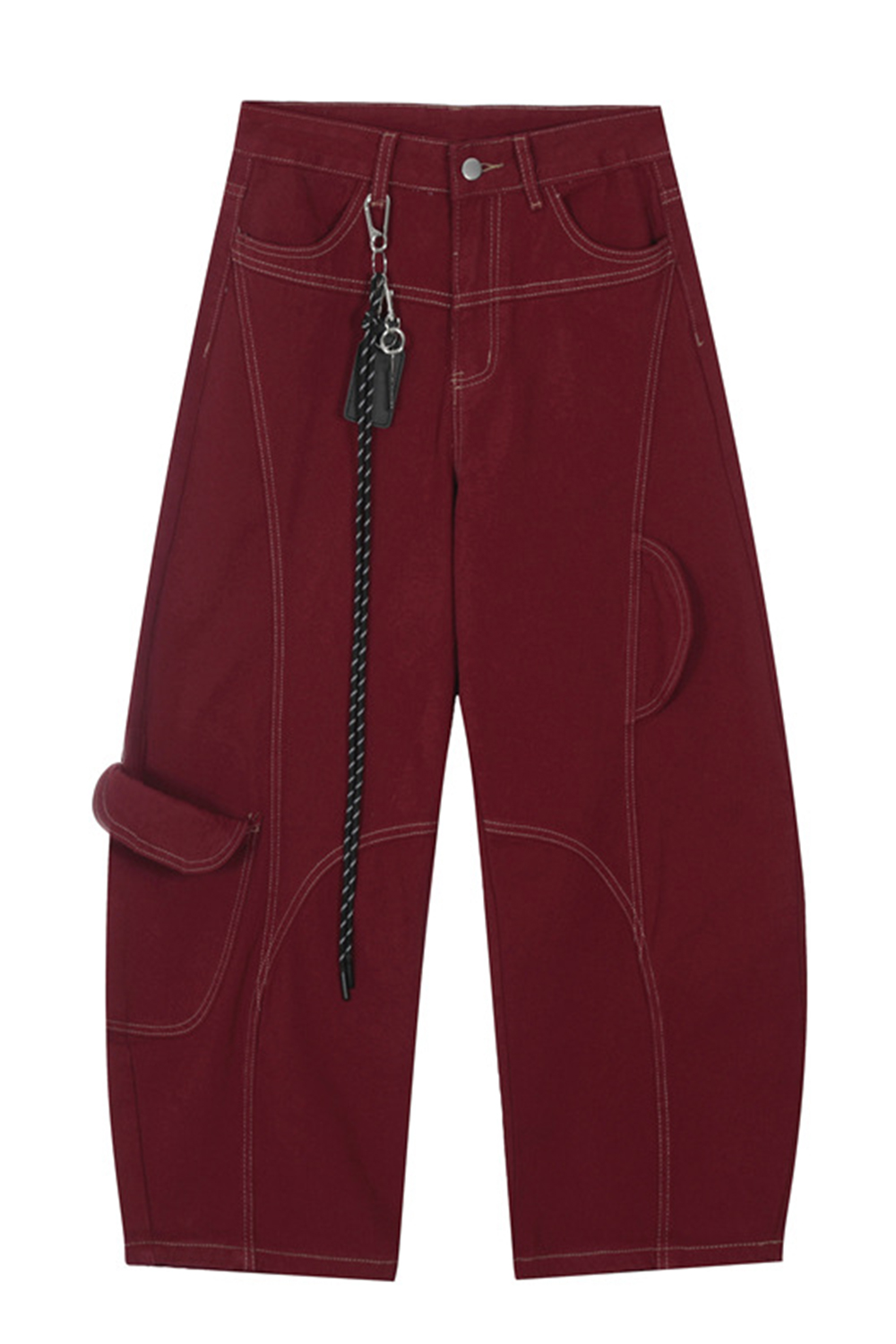 Cargo Pants Wide-Leg Jeans Loose Men Pants