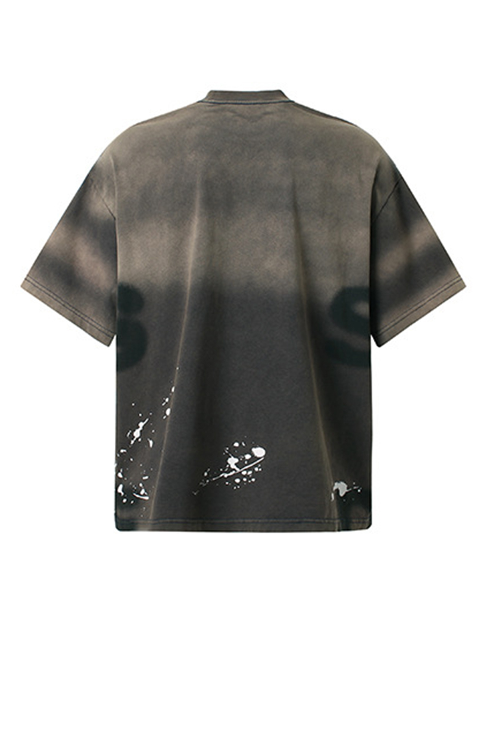 Letter Vacation Vintage Washed Print T-Shirt Tee for Men