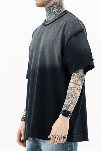 Gradient Washed Tee For Men
