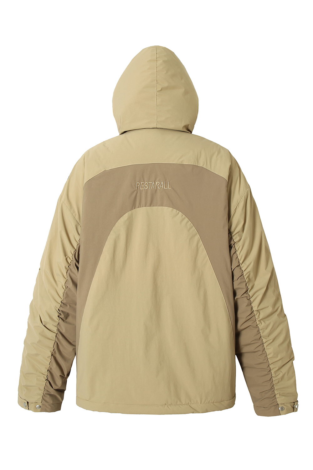 Hoodie Padded Green Camouflage Long Sleeve Coat