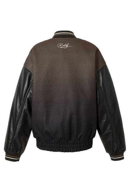 Winter Bomber Jacket Brown Cat Long Sleeve Coat
