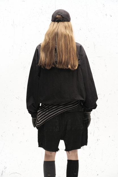 Windproof Jacket Coloblock Hoodie Long Sleeve 