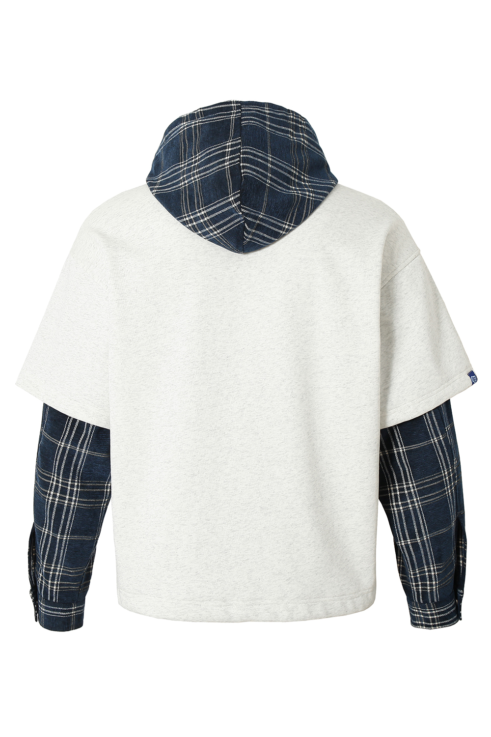 Fleece Hoodie Jacket Plaid Long Sleeve Coat