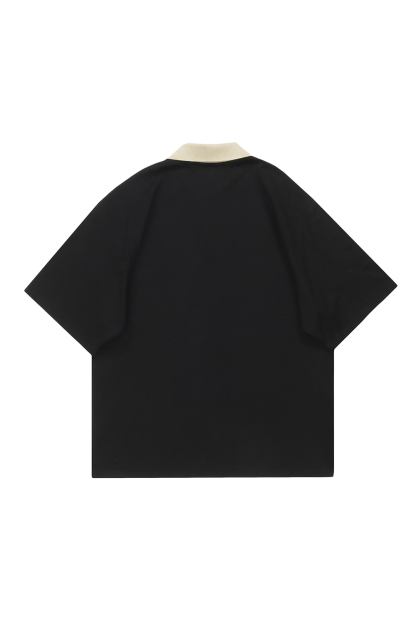 Letter Print Polo Tee For Men