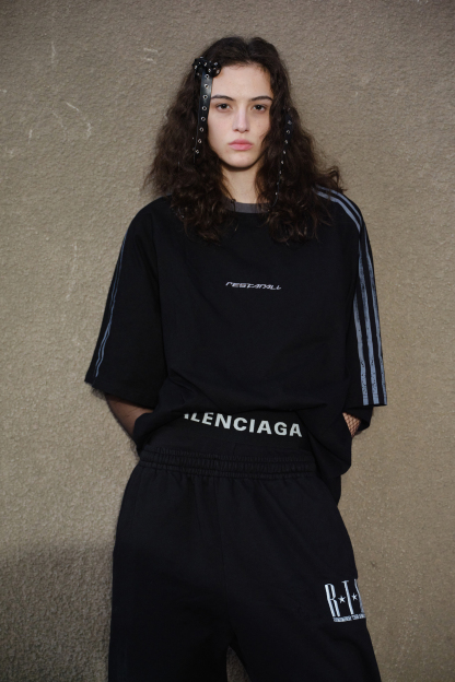 Sport Stripe T-shirts Vintage Embroidered Tee