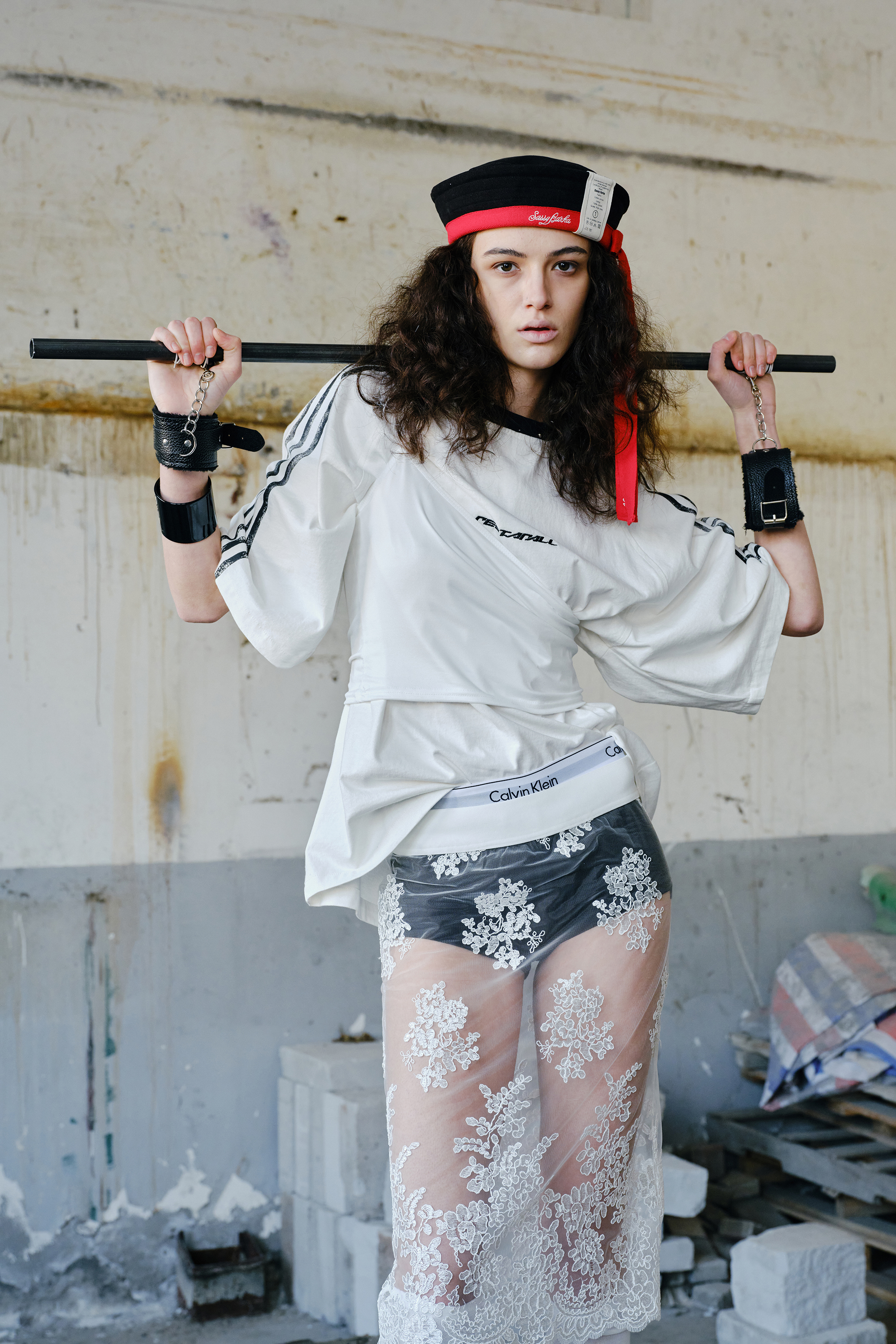 Sport Stripe T-shirts Vintage Embroidered Tee