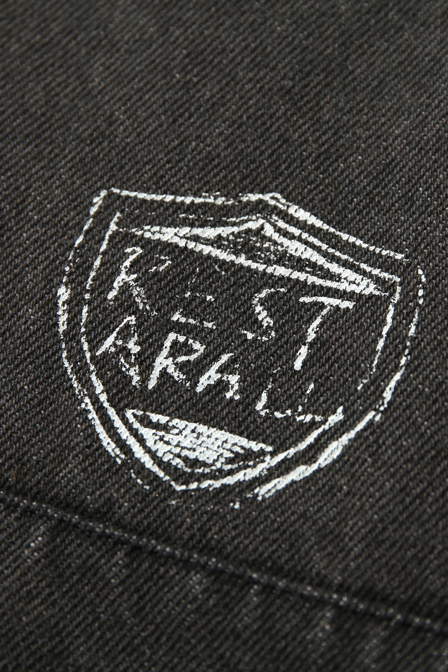 Hoodie Denim Jacket Black Letter Long Sleeve Coat